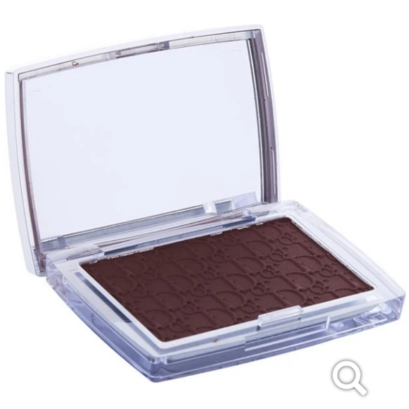 New Dior Mahogany Rosy Glow Embossed Powder Blush Makeup Compact #20 - Picture 2 of 5